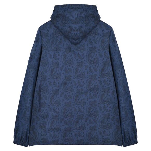 Lambretta Mens Paisley Field Jacket / Navy